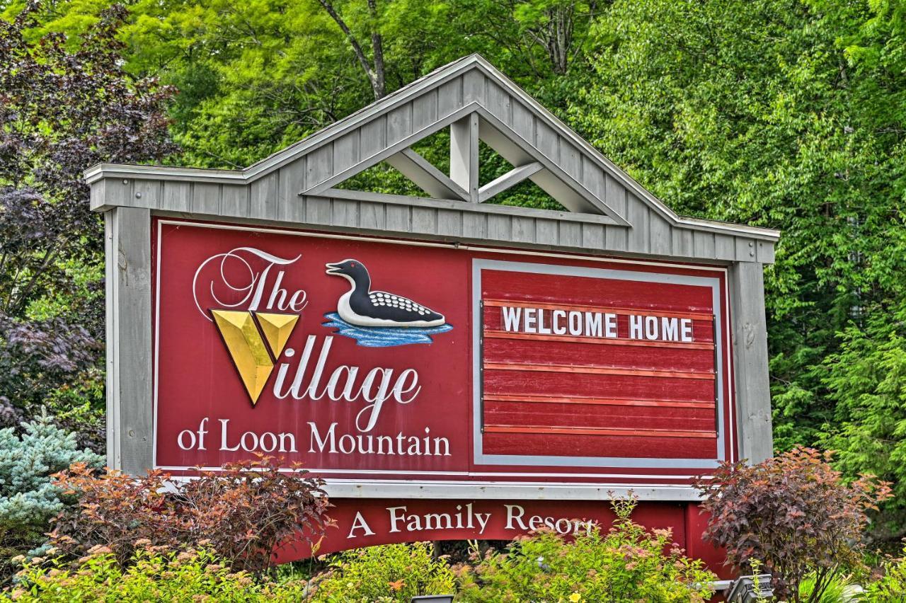 Village Of Loon Mtn Condo With Fireplace And Balcony! 링컨 외부 사진